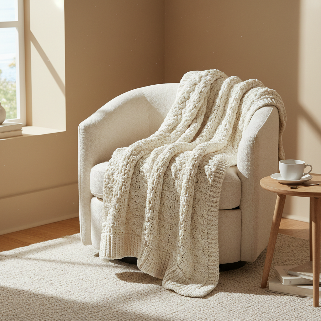 Mom's Cozy Throw Blanket