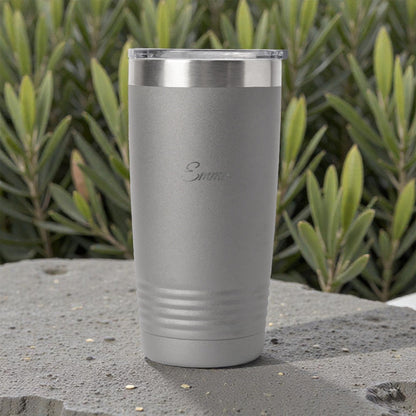 Personalized Tumbler with Name, Custom Engraved 20oz Stainless Steel Tumbler, Laser Etched Name Cup, Gift for Her, Him, Coworker, Christmas
