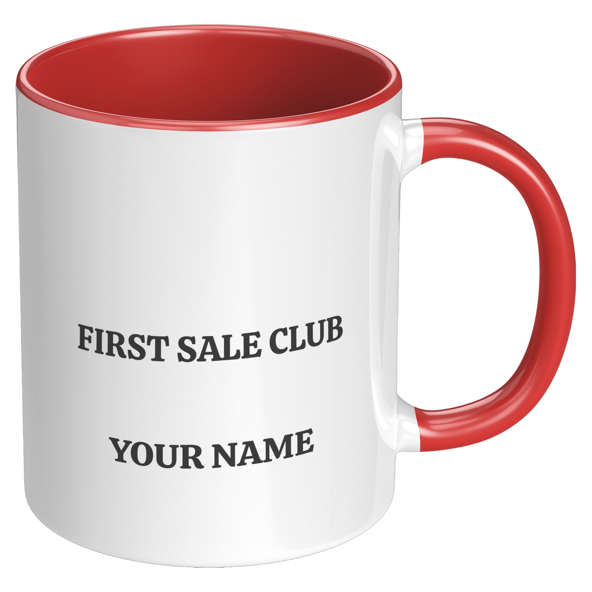Personalized First Sale Club name mug, view 10