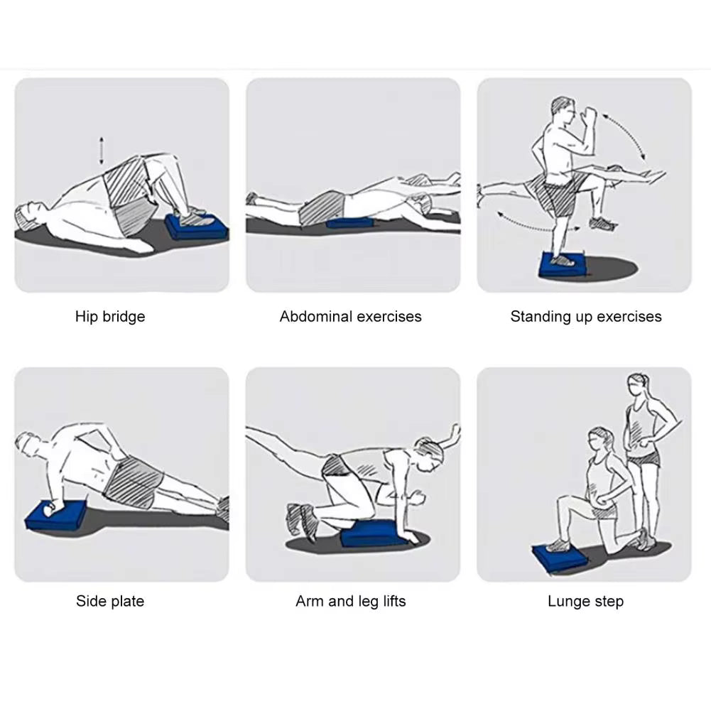 PVC Balance Pad | Inflatable Stability Cushion for Yoga & Fitness Training