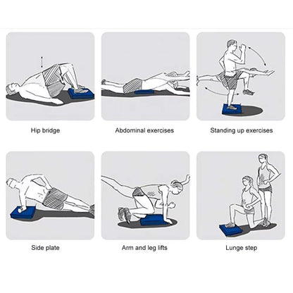 PVC Balance Pad | Inflatable Stability Cushion for Yoga & Fitness Training