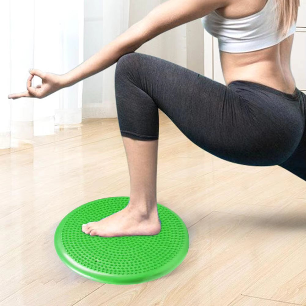 PVC Balance Pad | Inflatable Stability Cushion for Yoga & Fitness Training