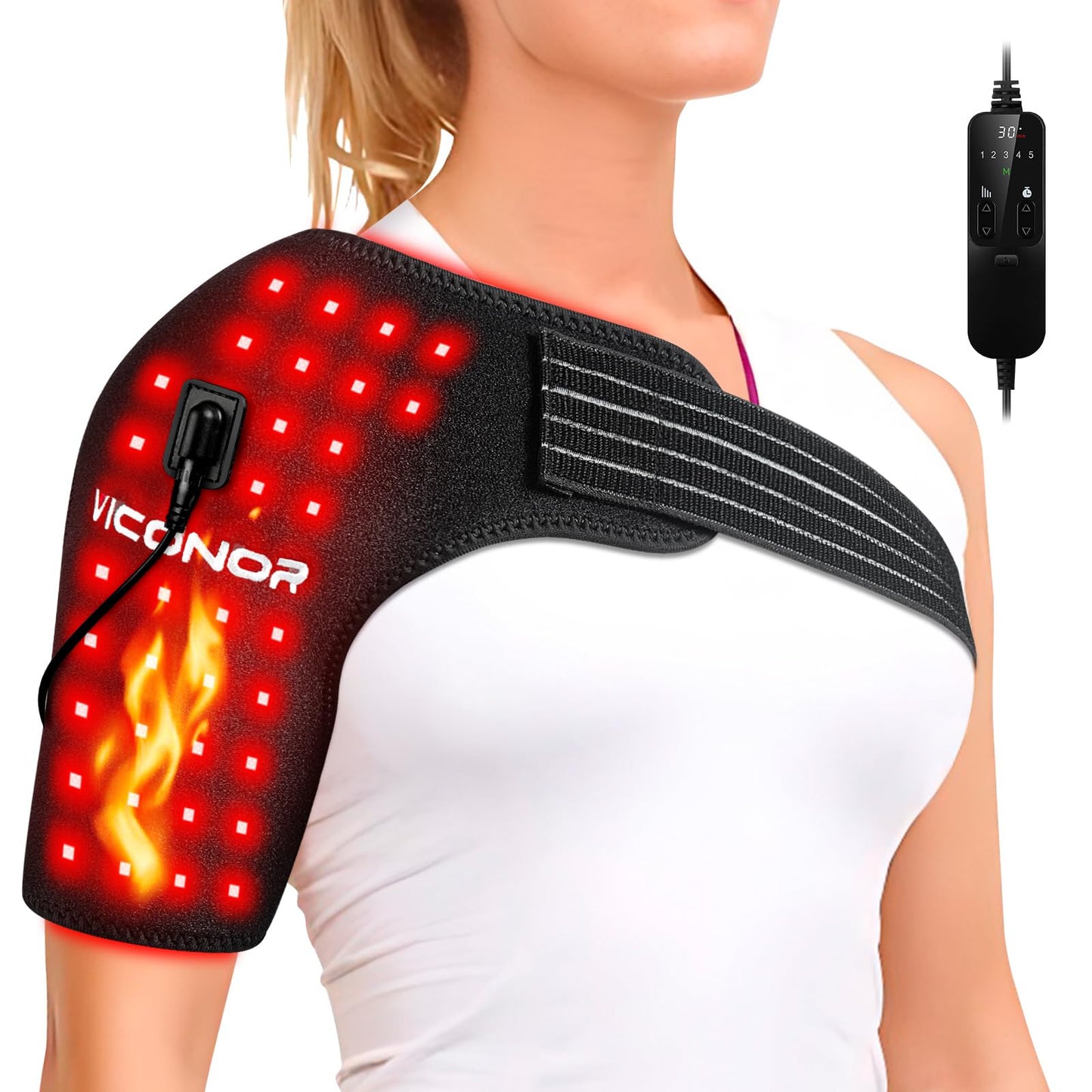 Mom's Red Light Therapy Shoulder Lamp — Heating Pad Gift for Her