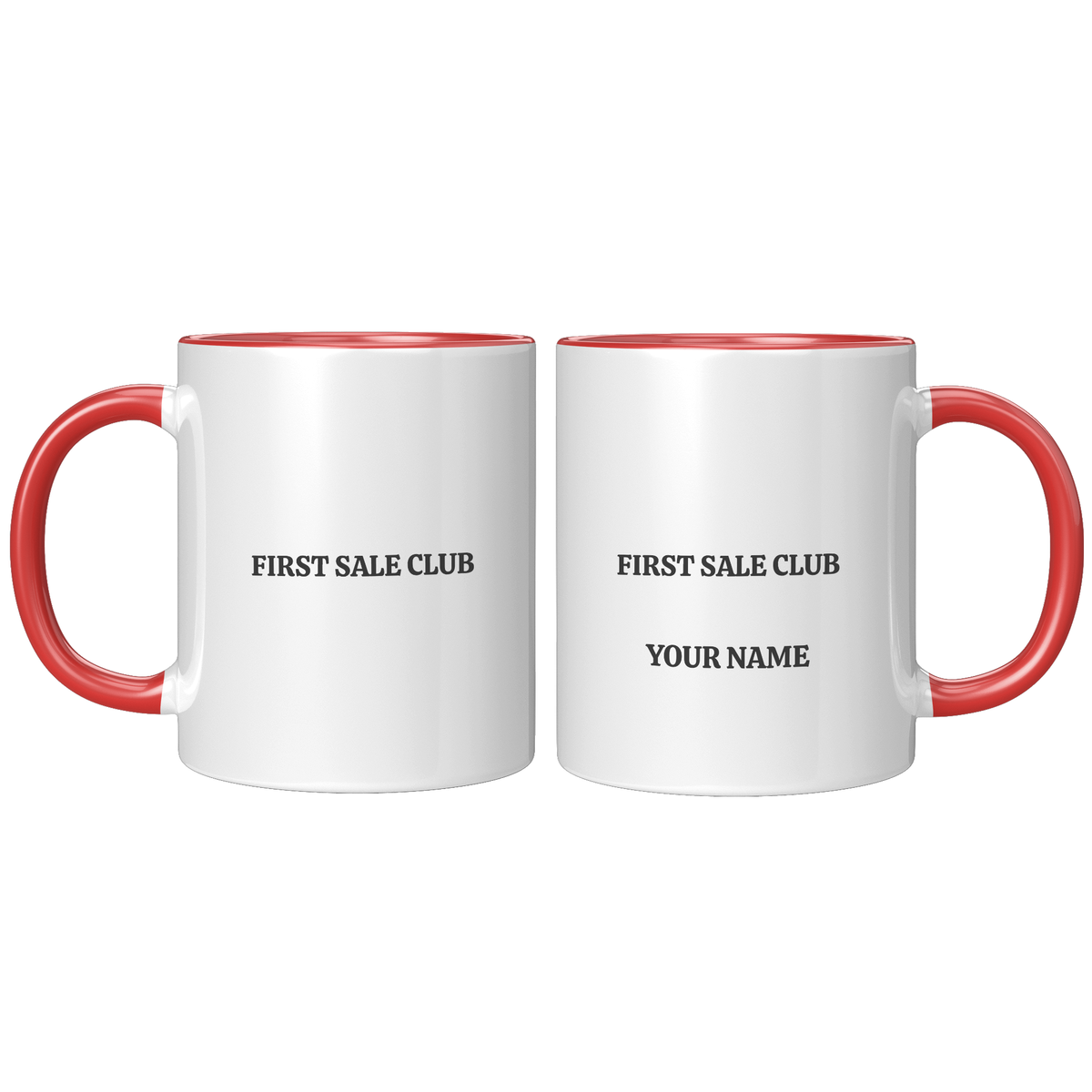 Personalized First Sale Club name mug, view 7