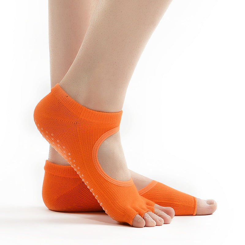 Toe Yoga Socks, Non-Slip Floor Socks