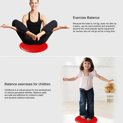 PVC Balance Pad | Inflatable Stability Cushion for Yoga & Fitness Training