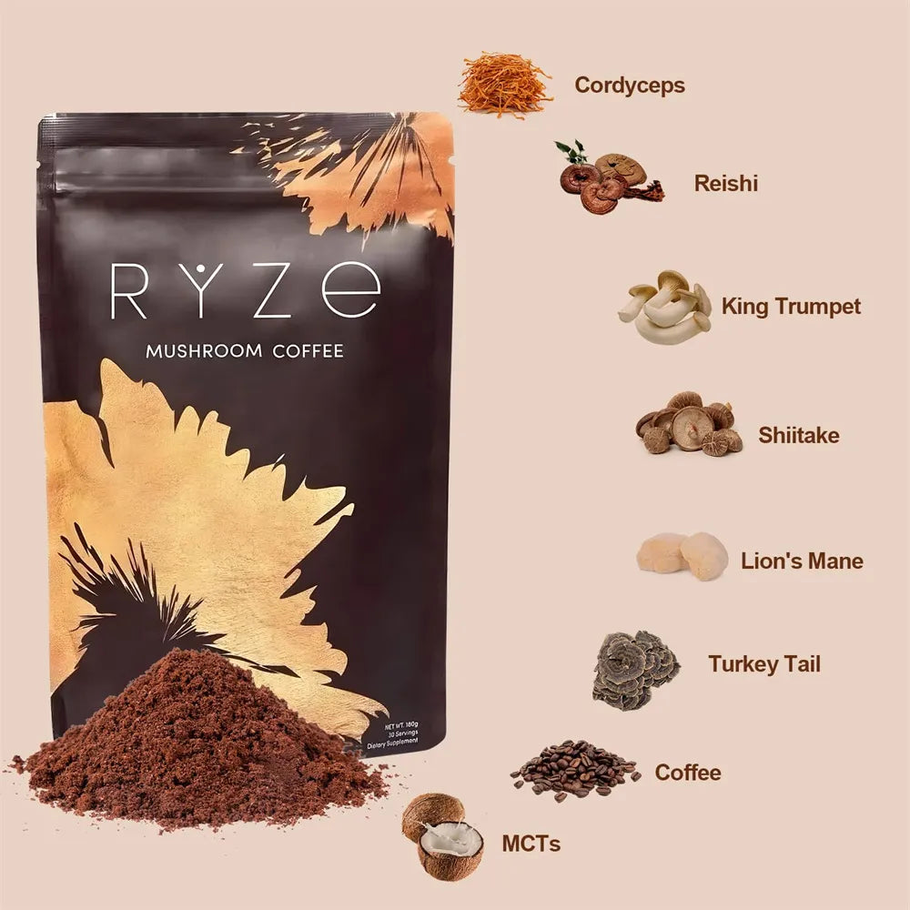 Mushroom Coffee Gift for Mom — Smooth Energy, No Jitters | Mother's Day