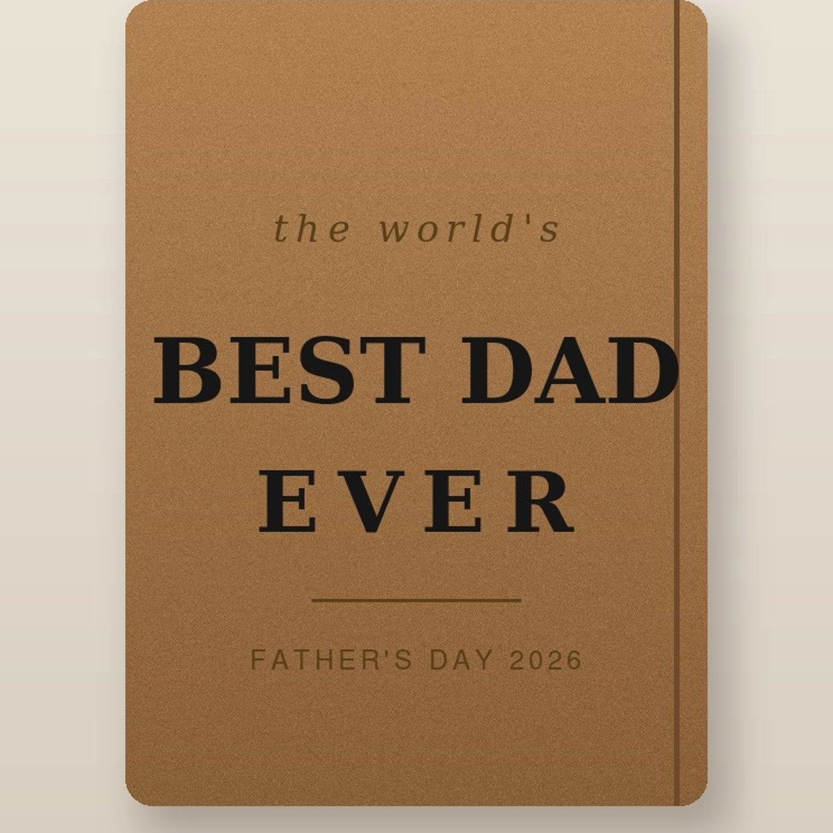 To My Grandpa Leather Journal — Personalized Keepsake Gift