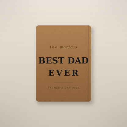 Leather journal for Dad - gift ready