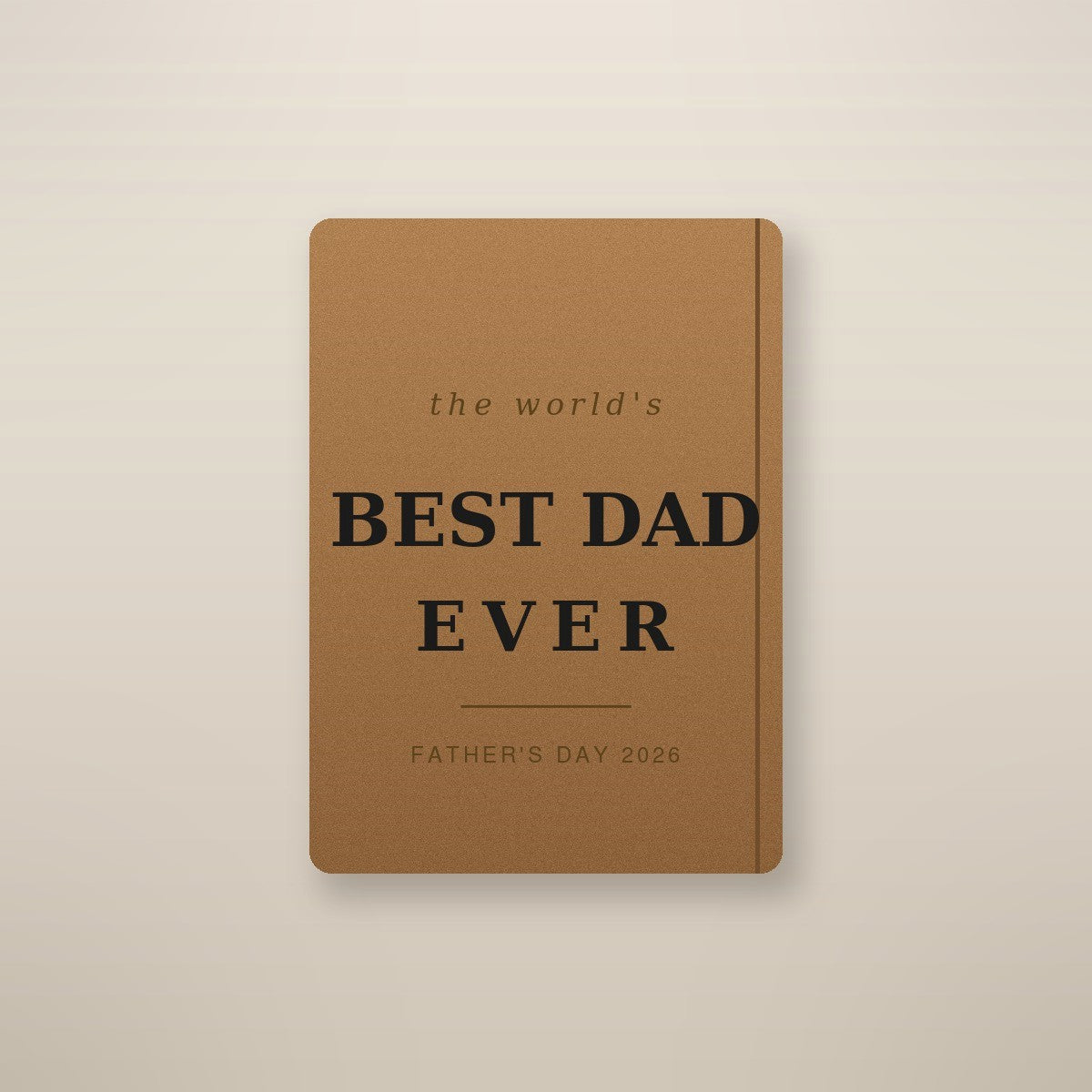 To My Dad In Heaven Memorial Journal — Remembrance Gift