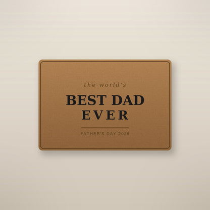 Leather wallet for Dad - gift ready
