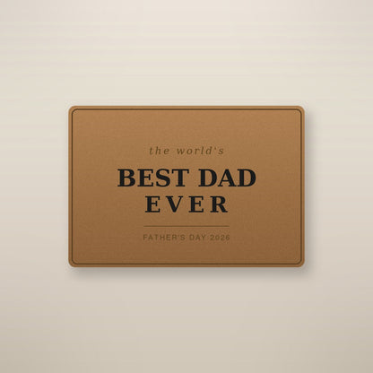 To My Bonus Dad Engraved Wallet — Stepdad Gift