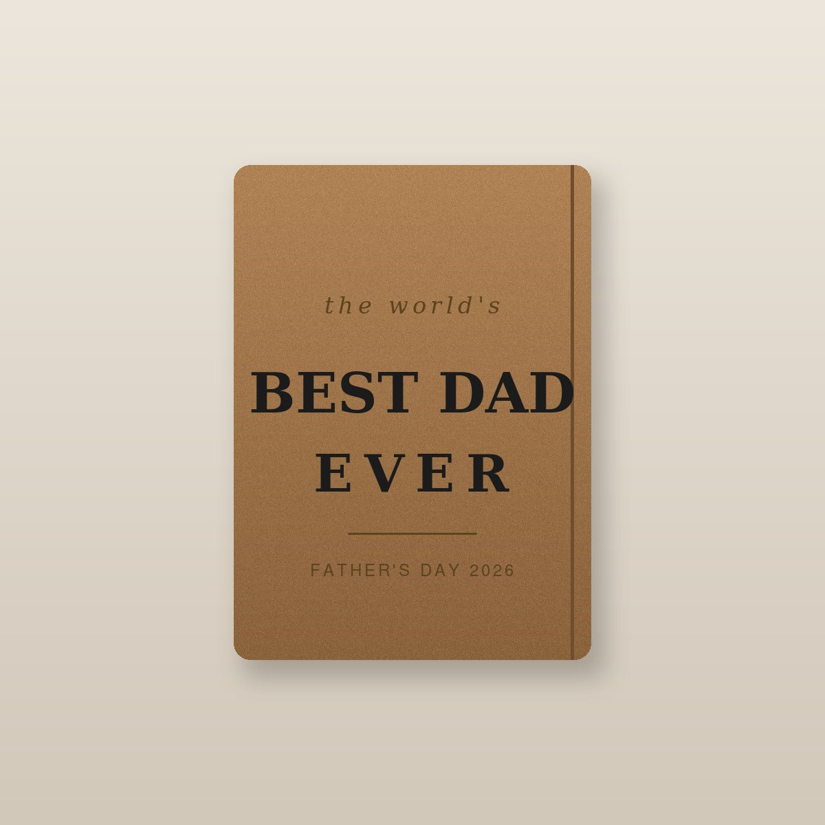 To My Dad In Heaven Memorial Journal — Remembrance Gift