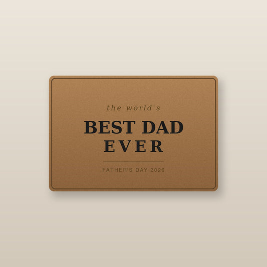 To My Bonus Dad Engraved Wallet — Stepdad Gift