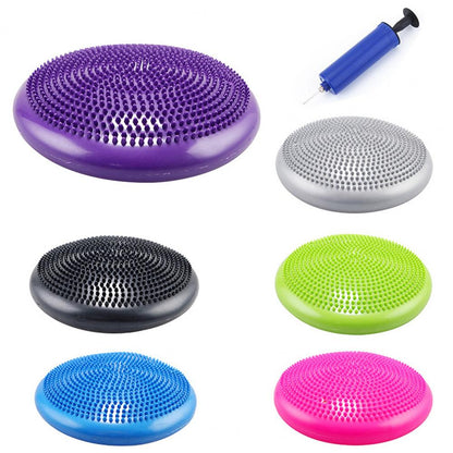 PVC Balance Pad | Inflatable Stability Cushion for Yoga & Fitness Training
