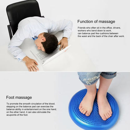 PVC Balance Pad | Inflatable Stability Cushion for Yoga & Fitness Training
