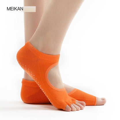 Toe Yoga Socks, Non-Slip Floor Socks