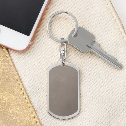 Engraved Dog Tag Necklace for Dad — Personalized Father's Day Gift