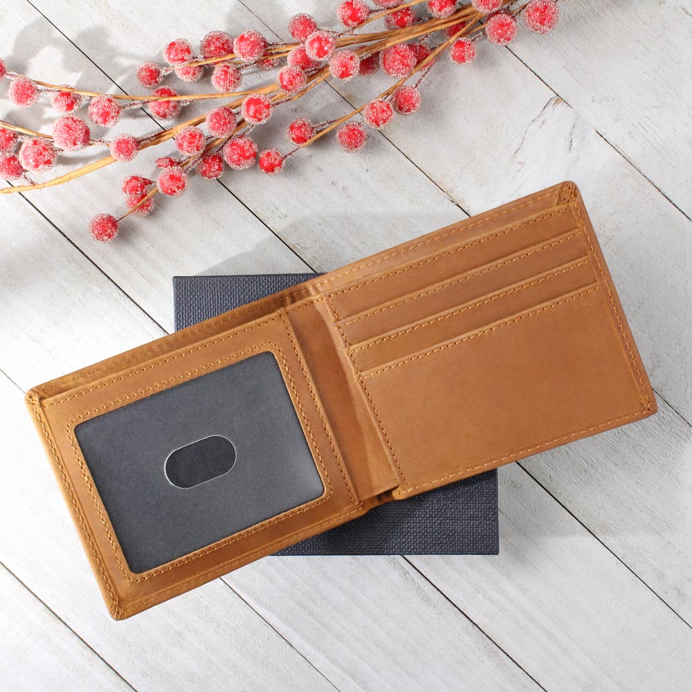 Graphic Leather Wallet for Dad — Father's Day Gift 2026