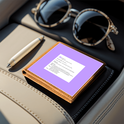 Graphic Leather Wallet for Dad — Father's Day Gift 2026