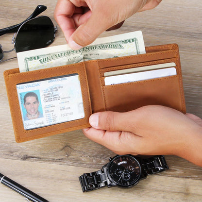 Graphic Leather Wallet for Dad — Father's Day Gift 2026