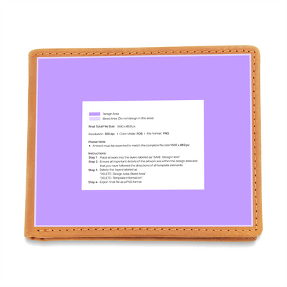 Graphic Leather Wallet for Dad — Father's Day Gift 2026