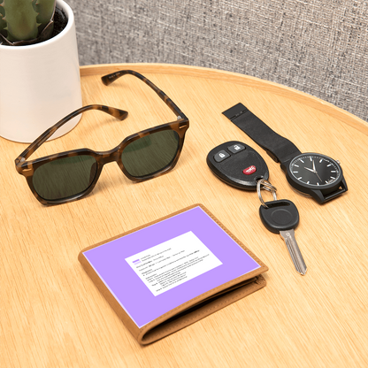 Graphic Leather Wallet for Dad — Father's Day Gift 2026