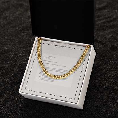 Cuban Link Chain for Dad — Father's Day Gift 2026