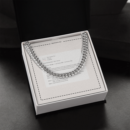Cuban Link Chain for Dad — Father's Day Gift 2026
