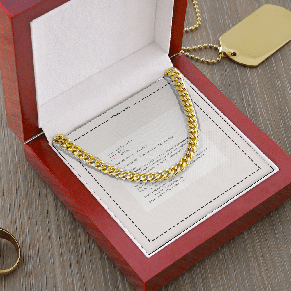 Cuban Link Chain for Dad — Father's Day Gift 2026