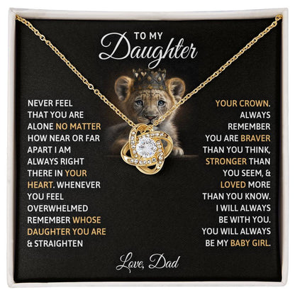 To My Daughter — No Matter How Tall You Grow, You'll Always Be My Baby Girl