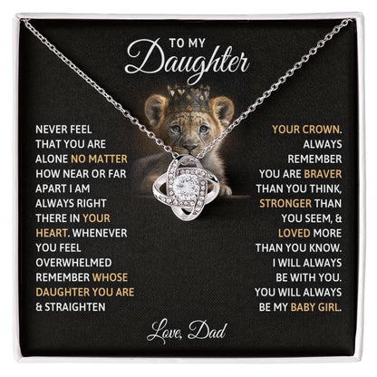 To My Daughter — No Matter How Tall You Grow, You'll Always Be My Baby Girl
