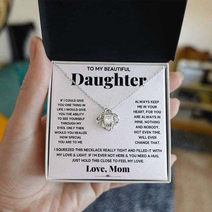 To My Beautiful Daughter — When You Miss Me, Just Hold This & I'll Be Right There