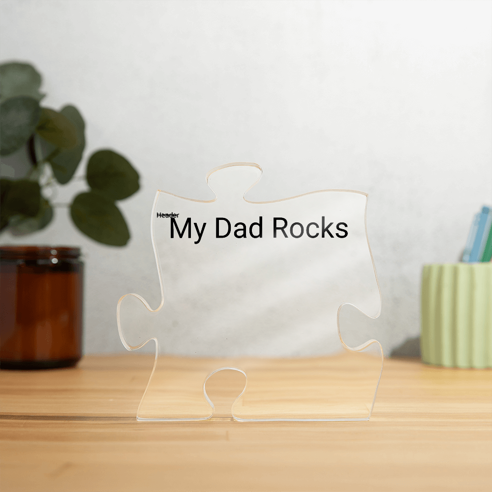 Acrylic Puzzle Plaque for Dad — Father's Day Gift 2026