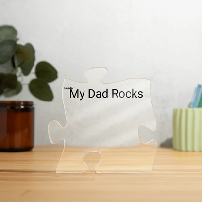 Acrylic Puzzle Plaque for Dad — Father's Day Gift 2026
