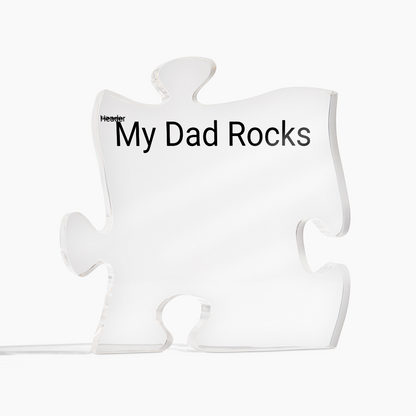 Acrylic Puzzle Plaque for Dad — Father's Day Gift 2026
