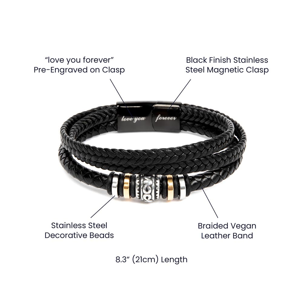 Dad Bracelet — Love You Forever Father's Day Gift