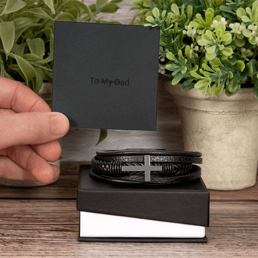 Cross Bracelet for Dad — Father's Day Gift 2026