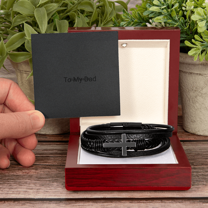 Cross Bracelet for Dad — Father's Day Gift 2026