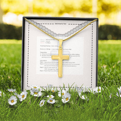 Cross Necklace for Dad — Personalized Gift