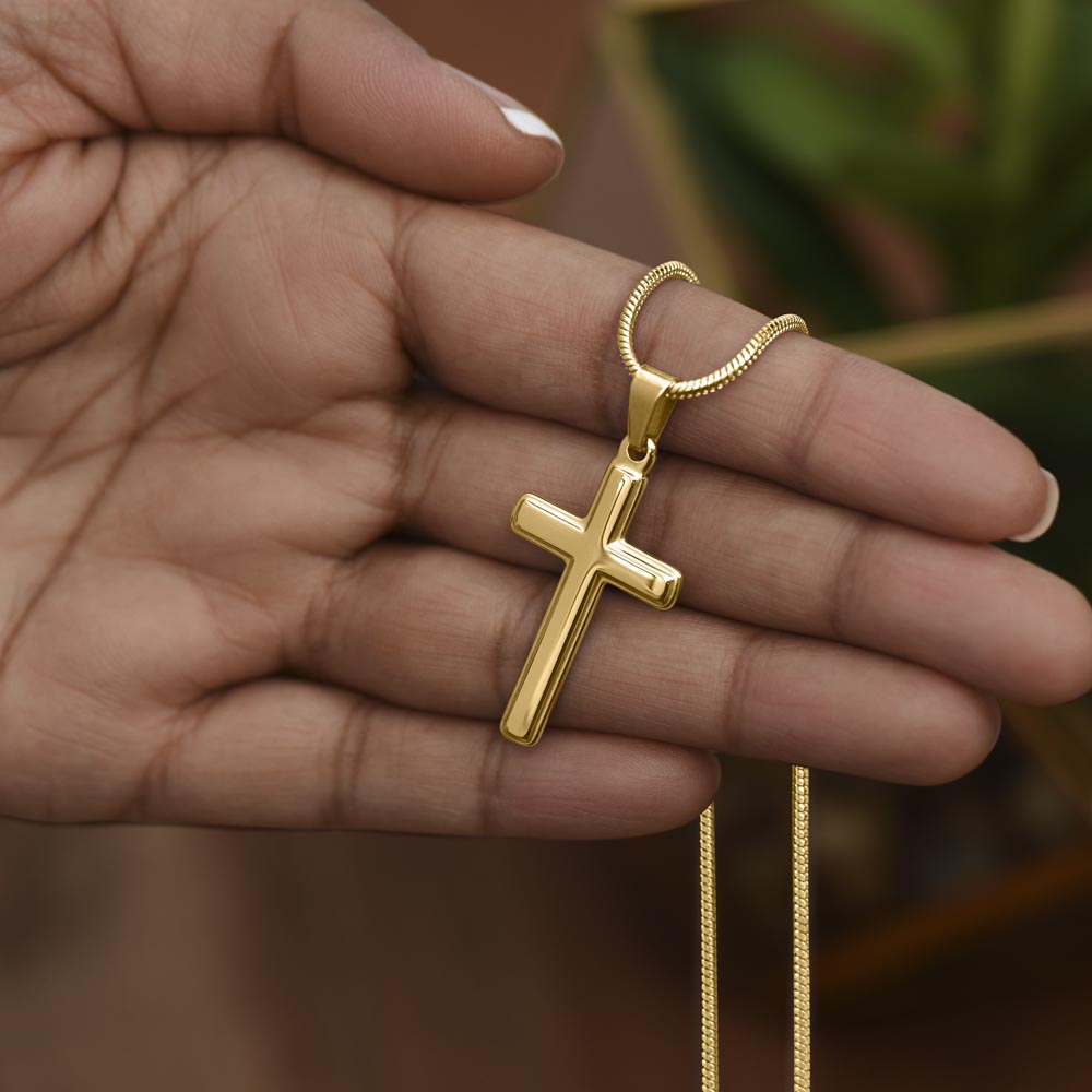 Cross Necklace for Dad — Personalized Gift