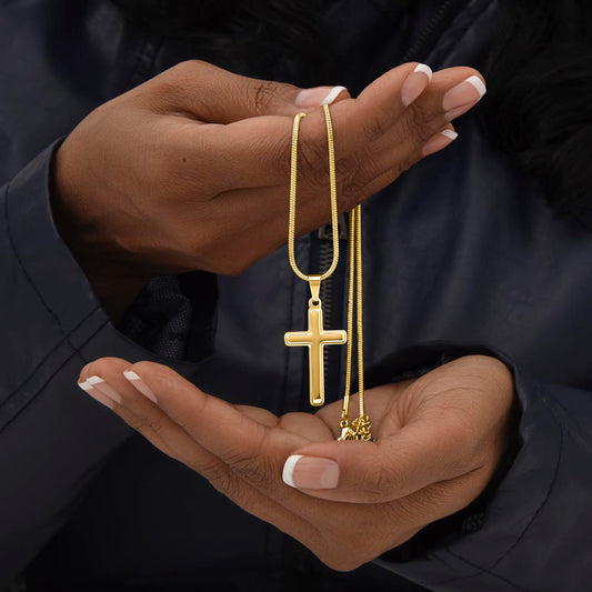 Cross Necklace for Dad — Personalized Gift