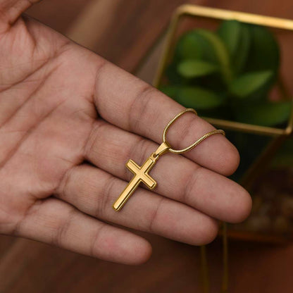 Cross Necklace for Dad — Personalized Gift