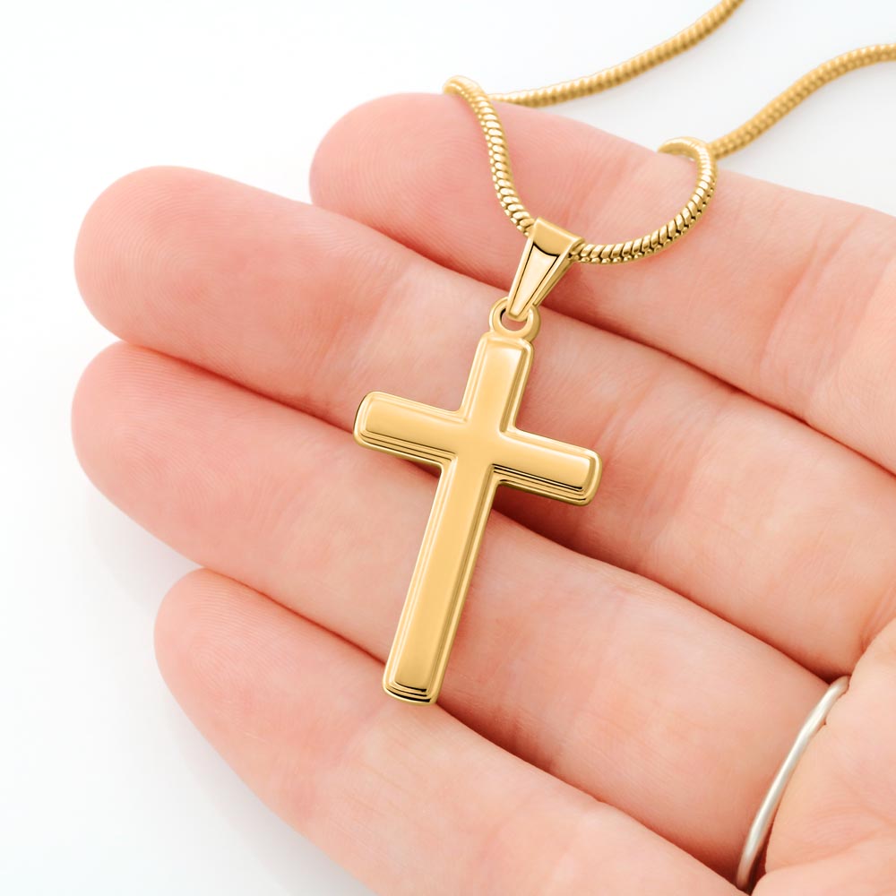 Cross Necklace for Dad — Personalized Gift