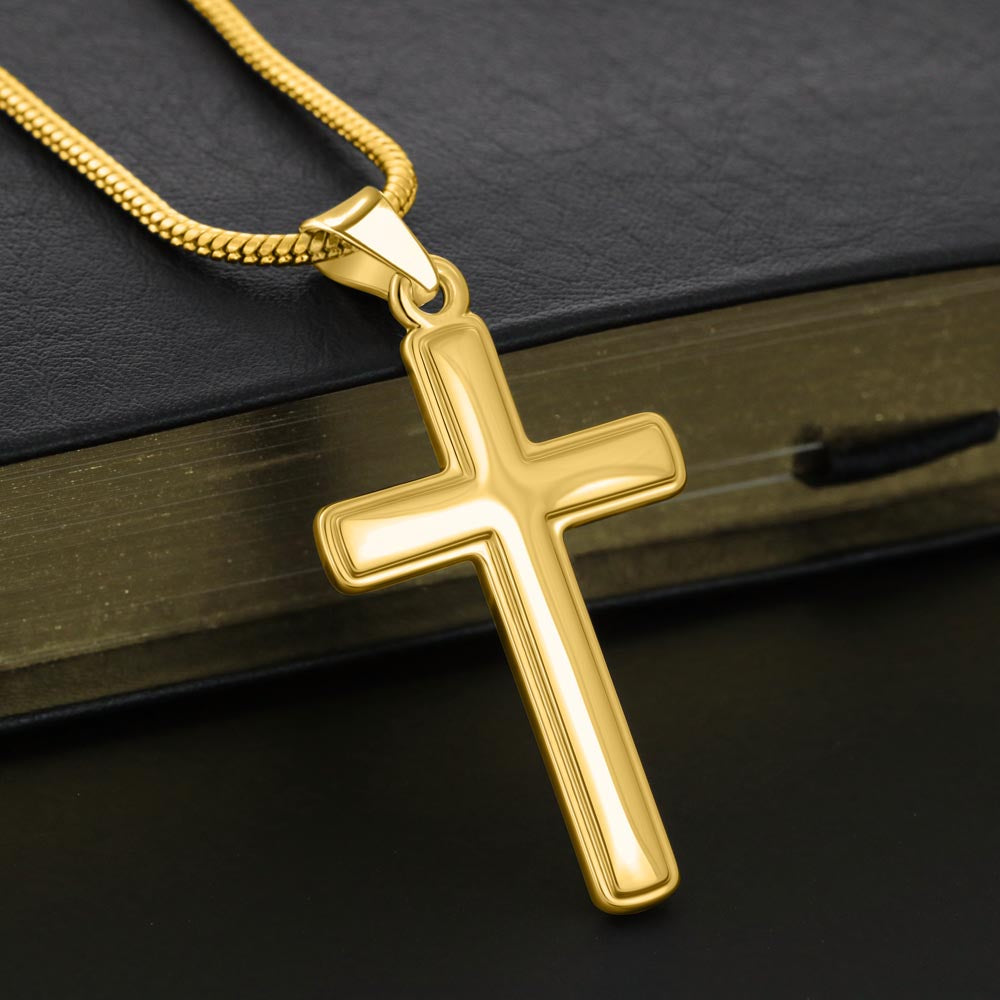 Cross Necklace for Dad — Personalized Gift