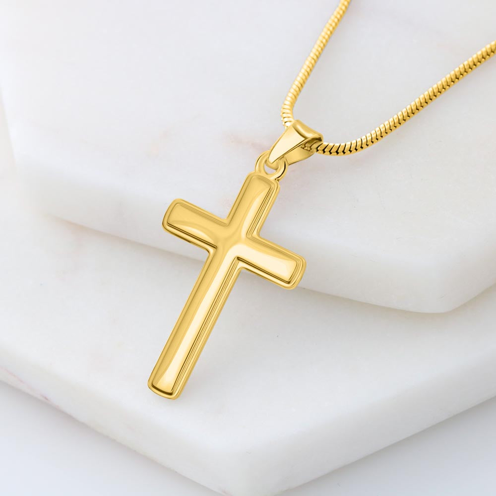 Cross Necklace for Dad — Personalized Gift