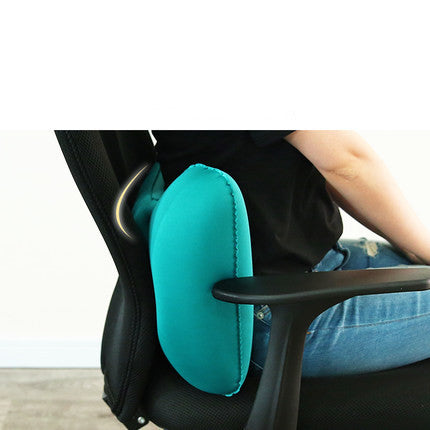 No More Aching Backs on Long Trips — Inflatable Lumbar Support Travel Pillow