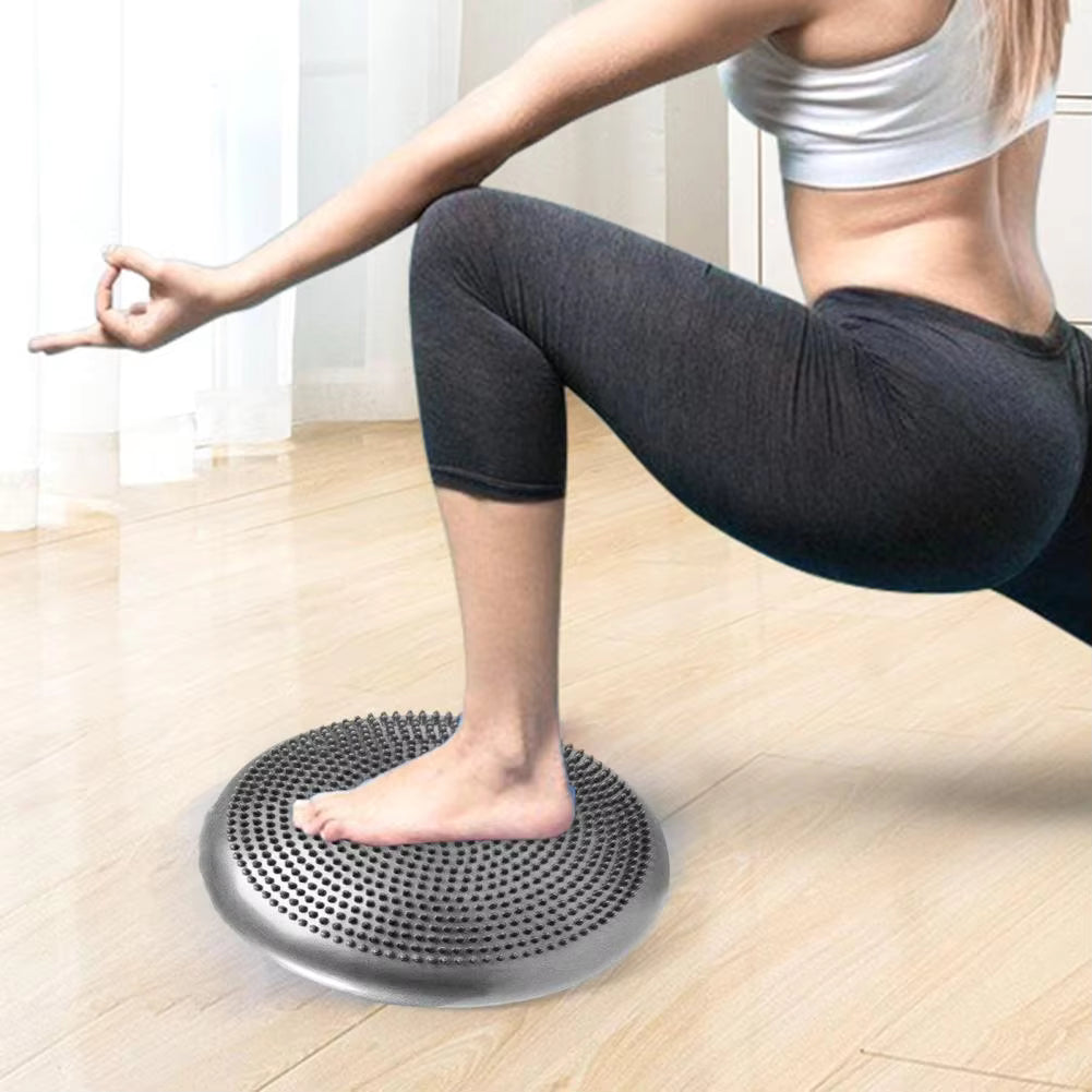 PVC Balance Pad | Inflatable Stability Cushion for Yoga & Fitness Training