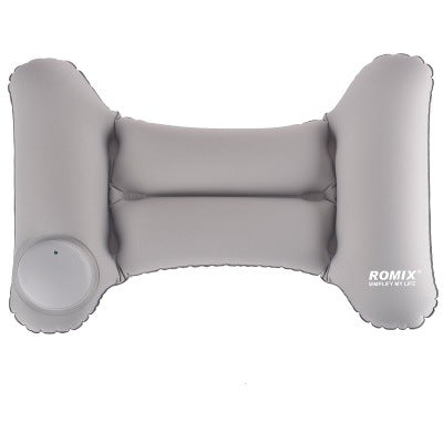 No More Aching Backs on Long Trips — Inflatable Lumbar Support Travel Pillow
