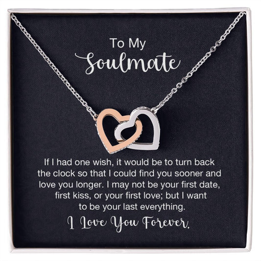 Interlocking Hearts Necklace -